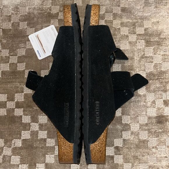 Birkenstock Arizona Soft Footbed Suede Leather, Black, EU 41 NWT main image 10